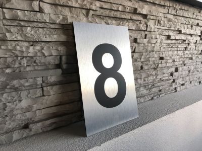 Číslo popisné na dům, plot nebo vchod - Alu DiBond Home Deco