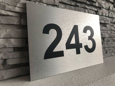 Číslo popisné na dům, plot nebo vchod - Alu DiBond Home Deco