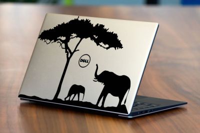 Nálepka na Notebook/Laptop - Sloni Home Deco