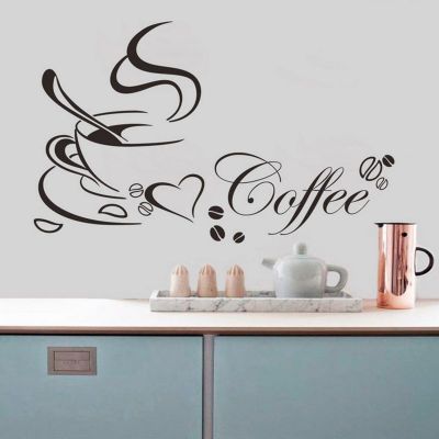 Nálepka na zeď - Káva s Láskou