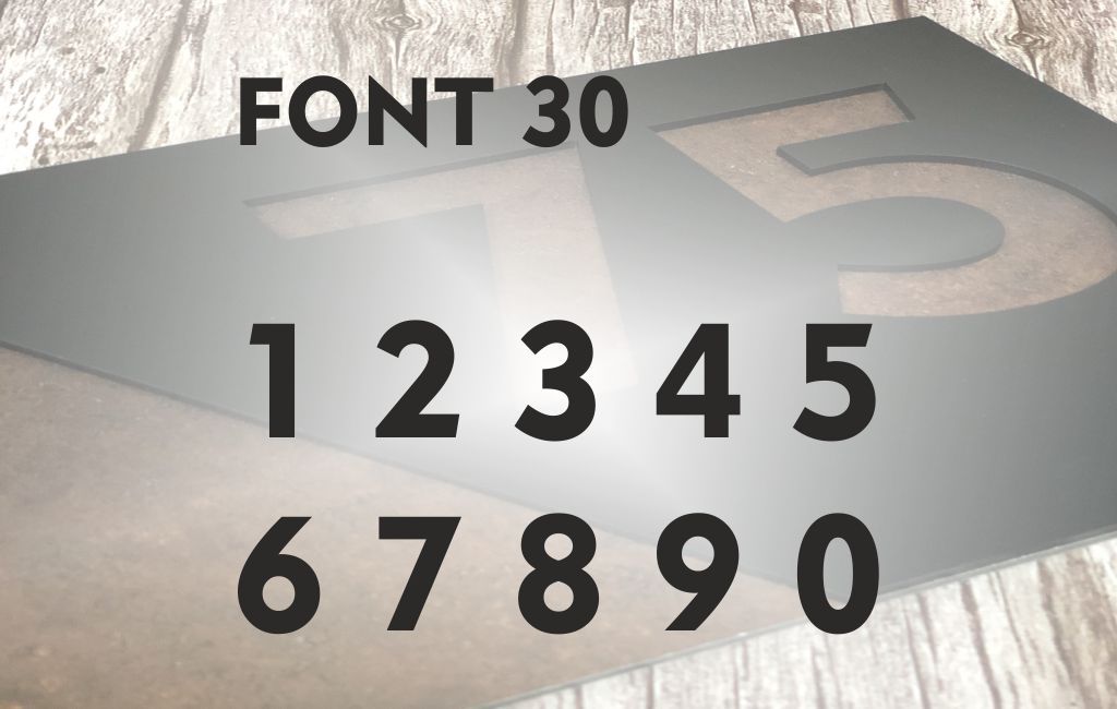 Font 30