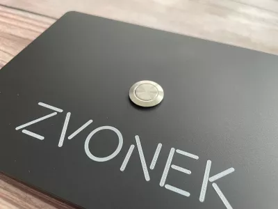 Tlačítko pro domovní zvonek s LED osvětlením Home Deco