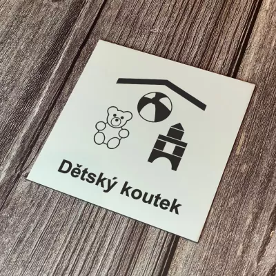 Cedulka - Piktogram - Dětský koutek Home Deco