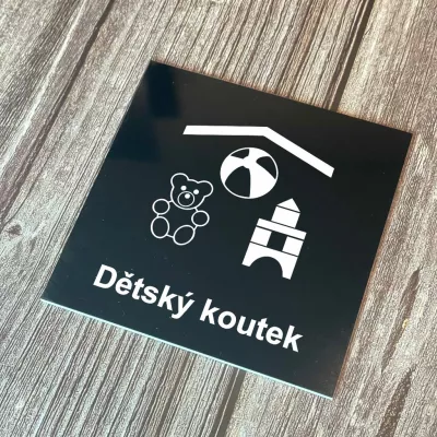 Cedulka - Piktogram - Dětský koutek Home Deco