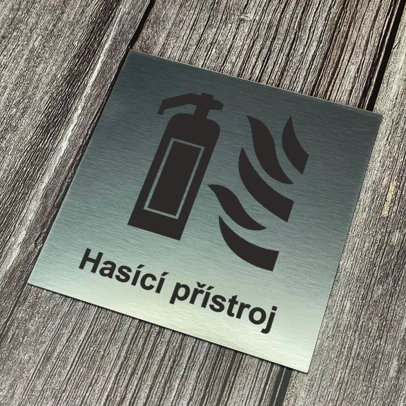 Cedulka - Piktogram - Hasící přístroj Home Deco