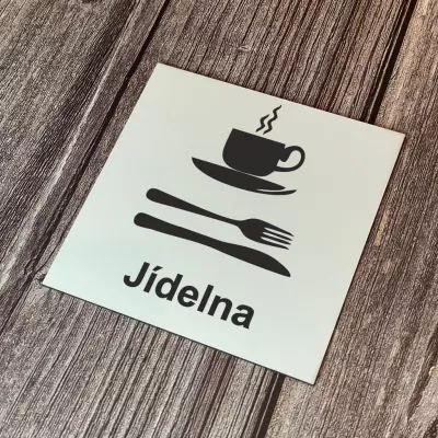 Cedulka - Piktogram - Jídelna Home Deco