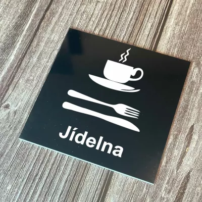 Cedulka - Piktogram - Jídelna Home Deco