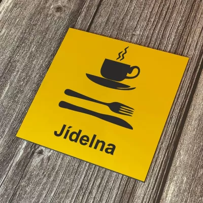 Cedulka - Piktogram - Jídelna Home Deco