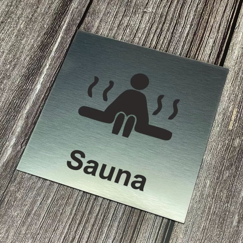 Cedulka - Piktogram - Sauna Home Deco