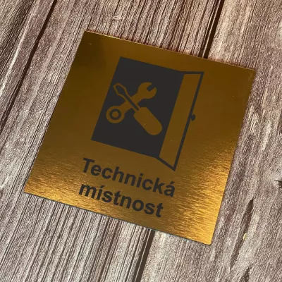 Cedulka - Piktogram - Technická místnost Home Deco