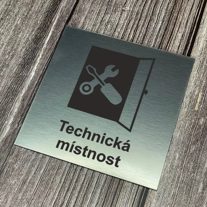 Cedulka - Piktogram - Technická místnost Home Deco