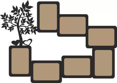 Fotorámeček na stěnu - Příběh | 50 x 35cm, 70 x 50cm