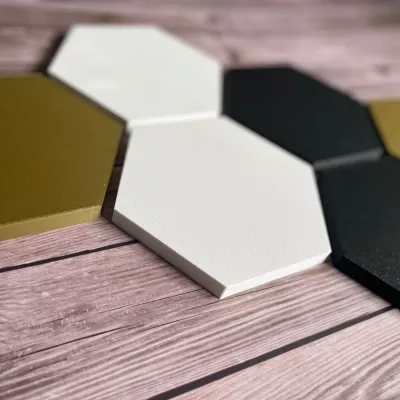 Hexagon Tiles – Minimal Edition SET Harmony (12 ks) Home Deco