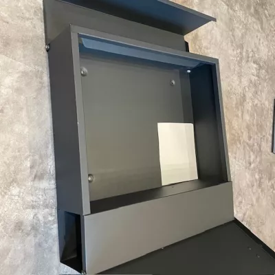 Poštovní schránka s vlastním jménem a číslem Typ2 – antracitová