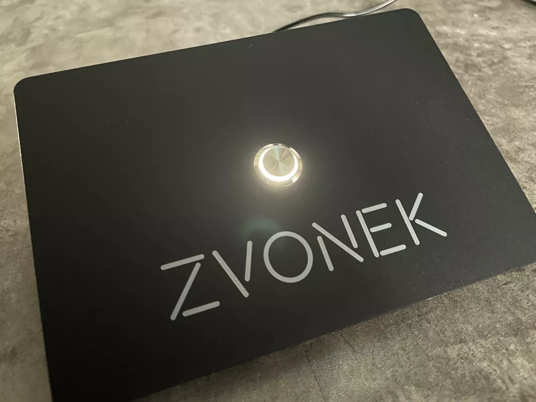 Tlačítko pro domovní zvonek s LED osvětlením Home Deco