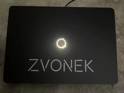 Tlačítko pro domovní zvonek s LED osvětlením Home Deco